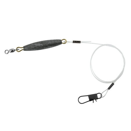 Tsunami Weighted Trout Fishing Rig – 36" Monofilament Leader, 30 lb. Test