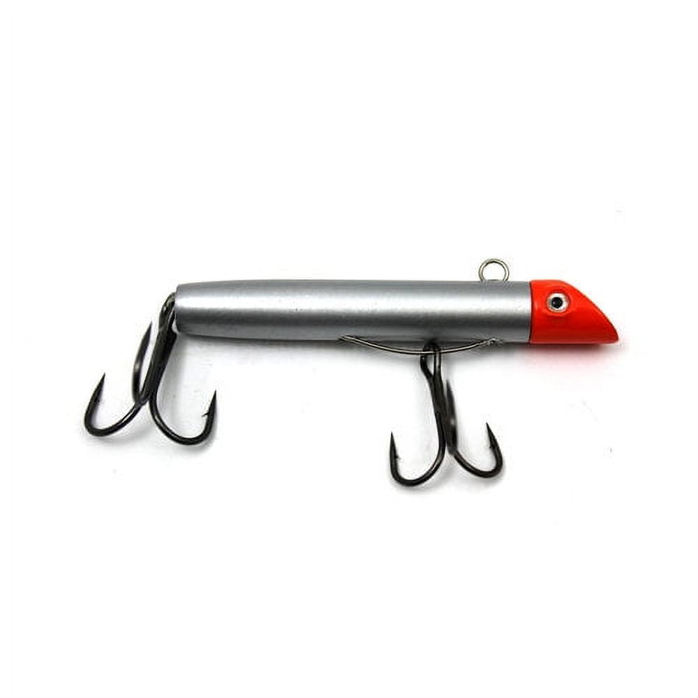 Tsunami Zig Jig Pro Sinking Sinking Twitch Bait, Red Head Matte Silver, 7/8 oz - Walmart.com