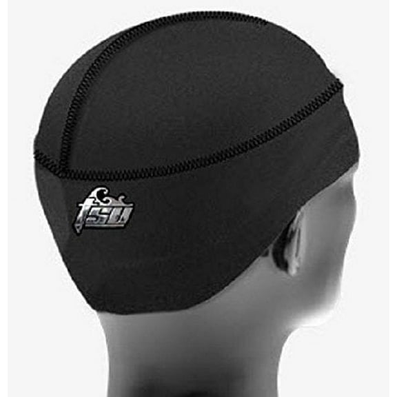 Tsurag Black on Black Stringless Durag, Small / Medium