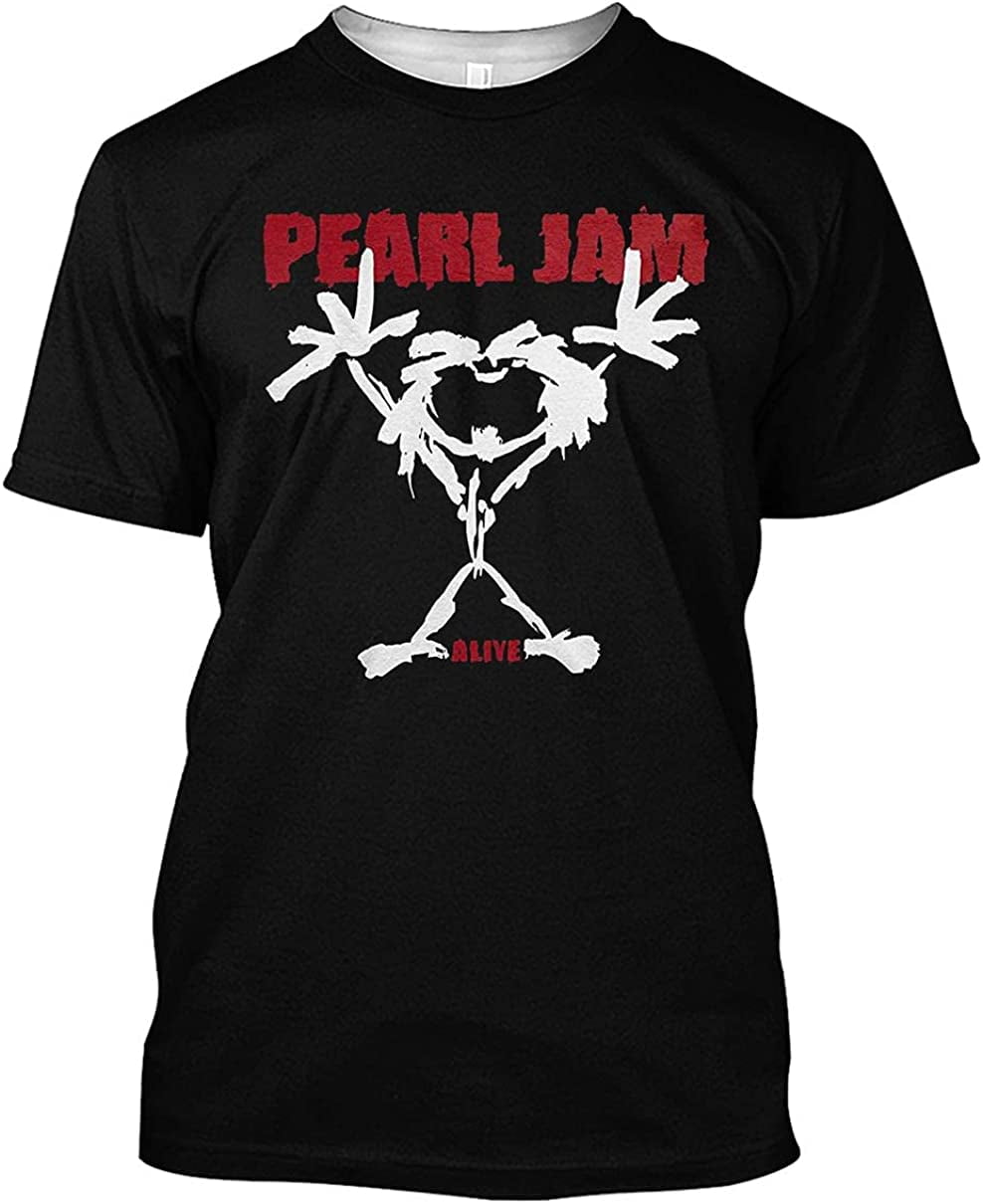 PEARL JAM ALIVE NICE MAN LARGE tシャツ Pearl Jam Stick Man Men's T-Shirt Black X-Large - Walmart.com