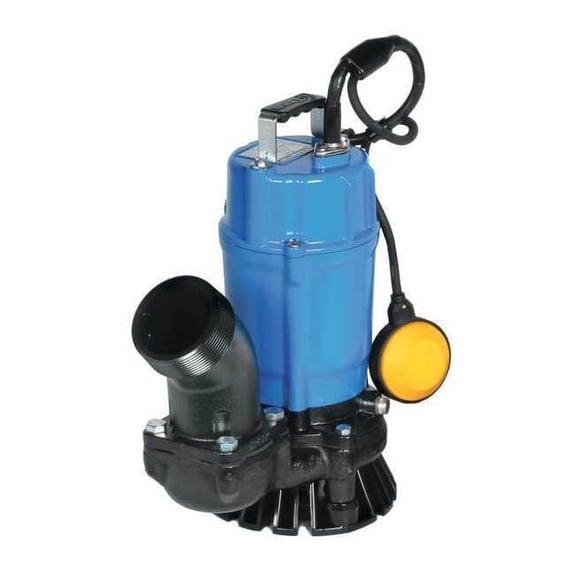3" 1 HP Submersible Trash Pump with Ball Float Attached