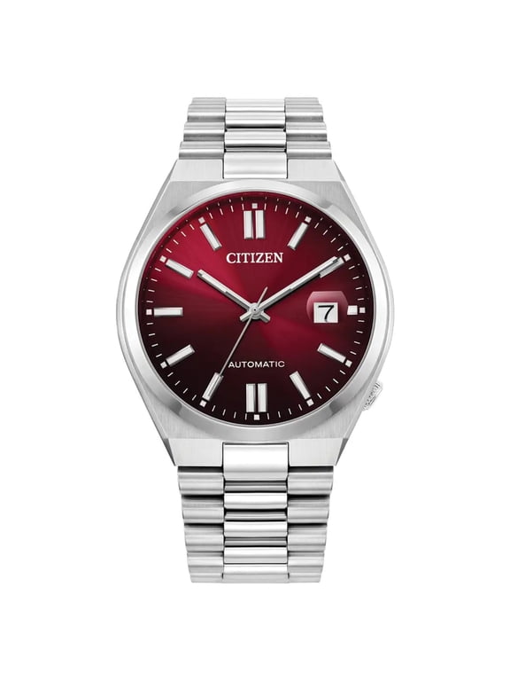 Men's Tsuyosa Red Dial Watch - NJ0150-56W