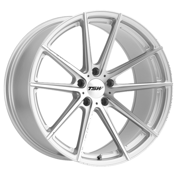 Tsw Bathurst 17X8 5X114.3 40Et 72.1Cb Silver W/ Mirror Cut Face Wheel