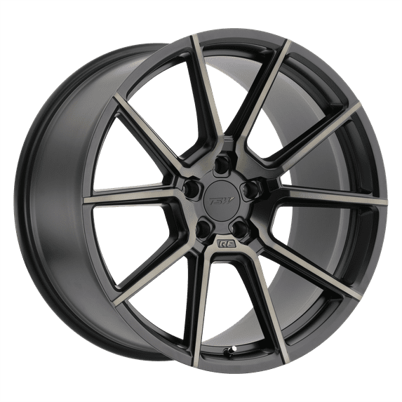 Tsw Chrono 17X8 5X114.3 40Et 72.1Cb Matte Black W/ Machine Face & Dark Tint Wheel