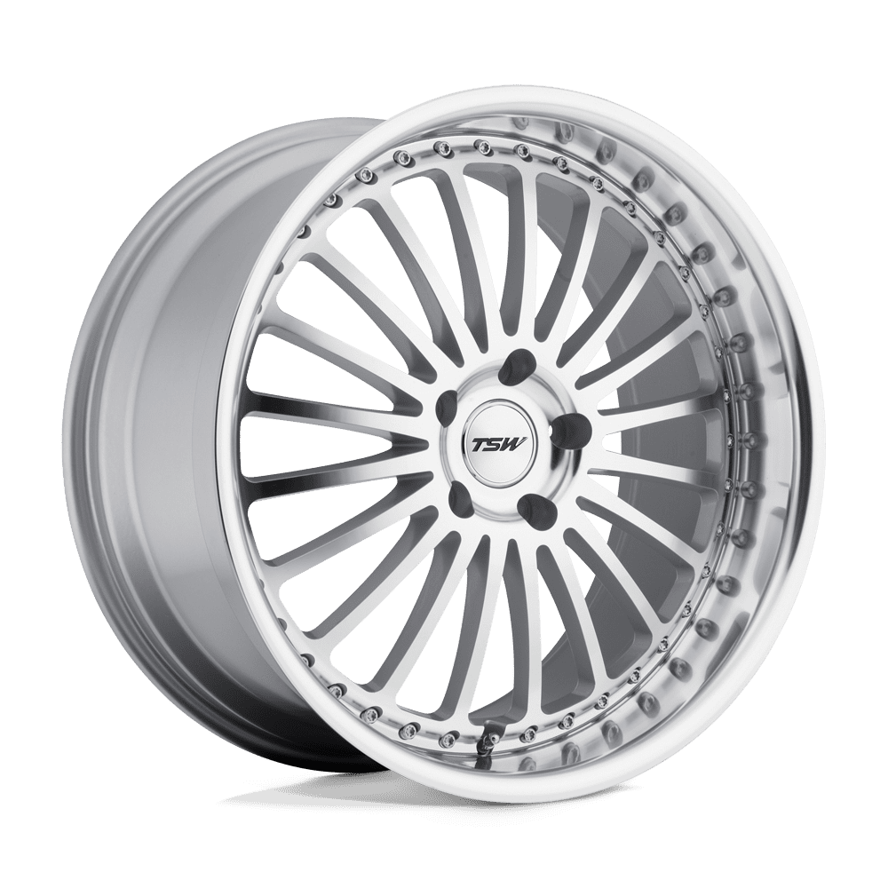 silver-stone  Tsw Silverstone 20X8.5 5X120 20Et 76.1Cb Silver W/ Mirror Cut Face