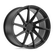 Tsw Watkins 18X9.5 5X112 39Et 66.56Cb Double Black - Matte Black W/ Gloss Black Face Wheel
