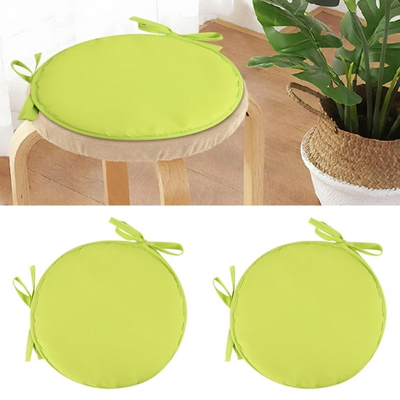 Tswift 2Pcs Round Seat Cushions Dining Chair Cushions Round Diameter 30Cm, Round Garden Chair Pads Seat Cushion for Outdoor Bistros Stool Patio Dining Room