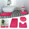 thumbnail image 1 of Tswift 3-Piece Bath Rug Set, Microfiber Plush Contour & U-Shaped Toilet Mat, Ultra-Absorbent Quick-Dry Rugs, Non-Slip Backing for Bathroom, Dorm, Spa, teen & Guest Bath, 3-Piece Toilet Seat Set, 1 of 6