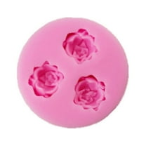 Tswift 3D Rose Flower Silicone Fondant Mold for Cake Chocolate Sugar Craft, Food-Grade Reusable Baking Tool for Wedding Valentine Birthday Diy Decoration, -40 ℉ to 446 ℉ Safe, 1X Cake Mold