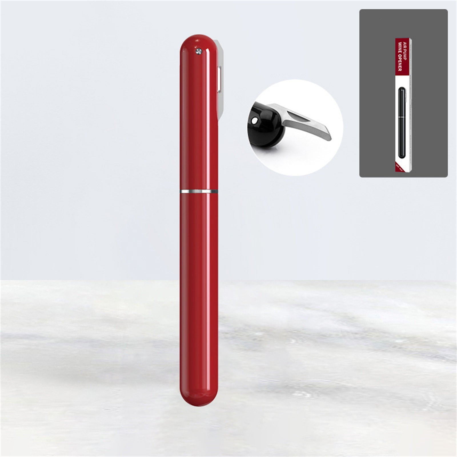 Tswift Clearance! 1X PenShaped Air Pressure Bottle Opener, Wine ， Air