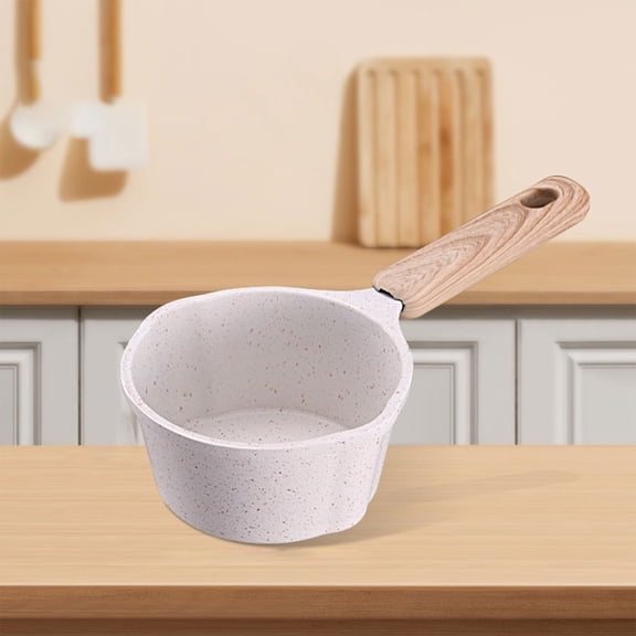 Tswift Clearance Under 30 Sauce Pan with Lid, Multi Functional Deep Mini Cooking Pan, Saucepan with Pour Spout, Multipurpose Handy Induction Pot, Cooking Pot
