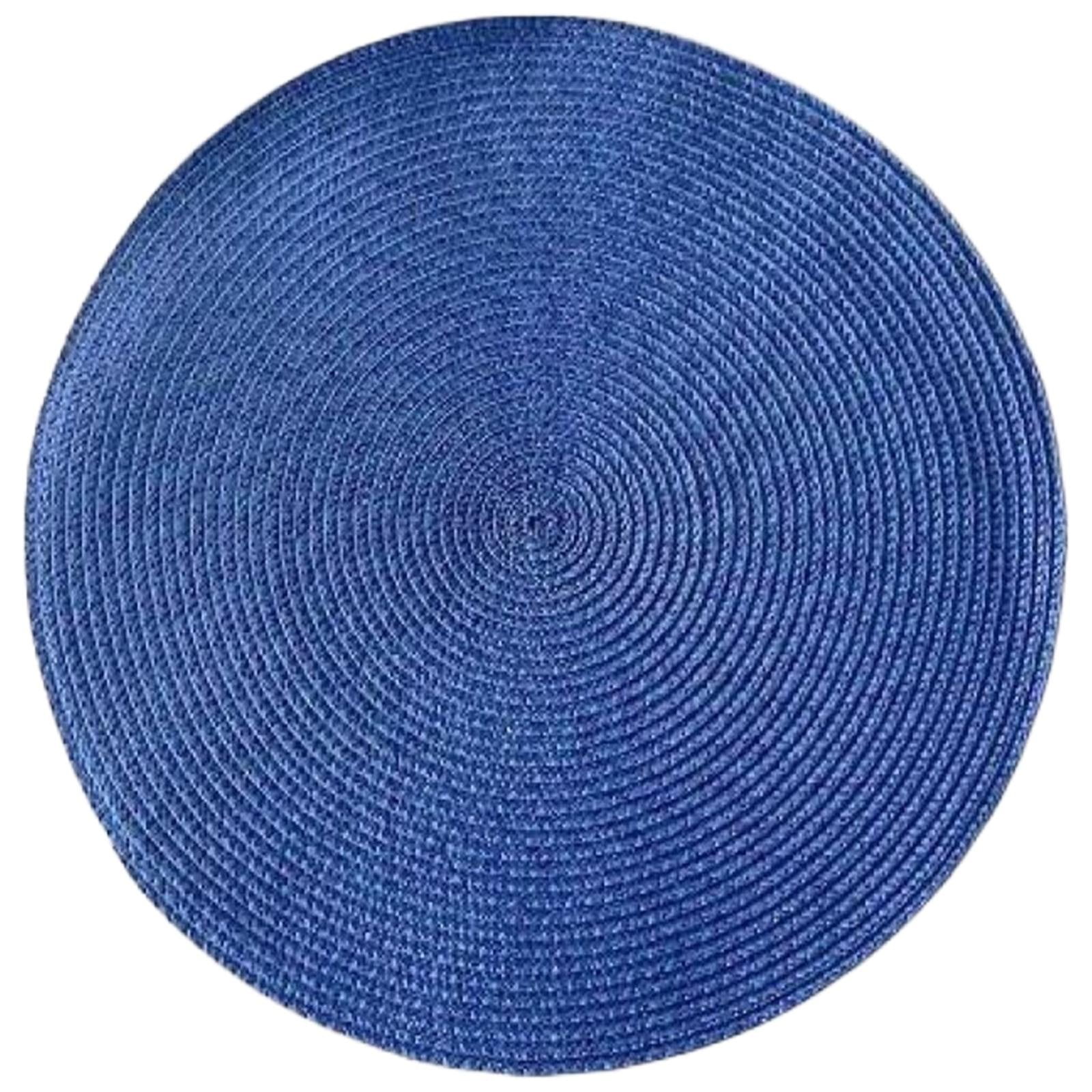 Tswift | Woven Table Placemats 15 Inches Round Set of 4 Non Slip Dining & Kitchen Table Mats Placemat x 4