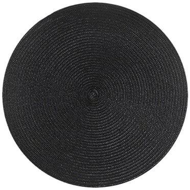 Tswift Clearance | Woven Table Placemats 15 Inches Round Set of 4 Non Slip Dining & Kitchen Table Mats Placemat x 4