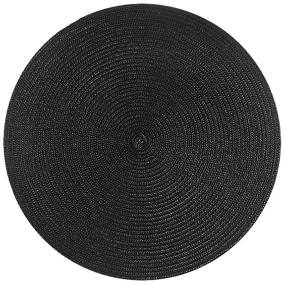 Tswift | Woven Table Placemats 15 Inches Round Set of 4 Non Slip Dining & Kitchen Table Mats Placemat x 4