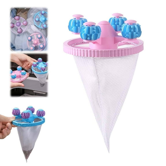 Tswift Floating Pet Hair Remover for Laundry Reusable Mesh Lint Catcher, Washing Machine & Dryer Floating Filter Bag, 3-Pack Debris Collector for Dog Cat Owners, 1 Filter