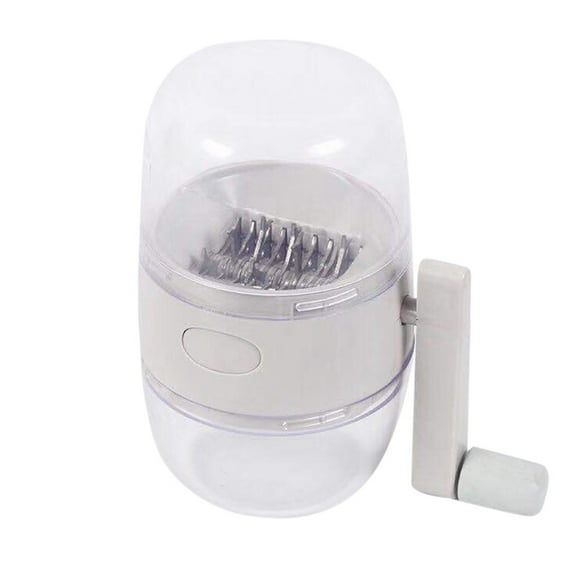 Tswift Hand-Crank Nut Chopper, 4.7X6.3 Inch Coarse to Fine Grinder for Peanut, Walnut, Almond, Salad Topping, Cookie Mix, Ergonomic Non-Slip Handle, 1 Crusher