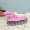 thumbnail image 1 of Tswift Hard-Bristle Floor & Tile Scrub Brush with Long 25 Cm / 9.8 in Handle, Angled Head Cleans Bathroom, Kitchen & Garage Grout, Anti-Slip Grip Cuts Scrub Time for Home & Dorm, A Cleaning Brush, 1 of 2