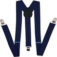 thumbnail image 1 of Tswift Hot Sale Mens Suspenders, Very Strong Clips Heavy Duty Braces One Size Fits All Wide Y Shape, Adjustable Elastic Y Back Suspender, 1 of 9