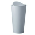 thumbnail image 1 of Tswift Mini Desktop Trash Can with Lid, Creative Plastic Waste Basket for Kitchen Counter, Bathroom Vanity, Dorm Desk Or Office, Compact 6.5X3.1 Inch Size, 1X Desktop Trash Can, 1 of 1