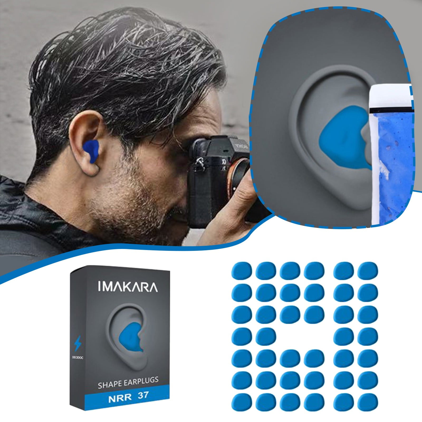 Tswift NoiseIsolating Earplugs, Work Sound Insulationnoise Sleep Proof Students Sleep Proof