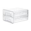 Tswift Stackable Pull-Out Fridge Organizer Drawer with Vent Lid & Drain Tray, Clear Plastic Produce Saver for Fruit, Veg, Deli, Freezer & Pantry, Bpa-Free, 12.5"X6.7"X5.5", 1 Storage Box