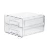 Tswift Stackable Pull-Out Fridge Organizer Drawer with Vent Lid & Drain Tray, Clear Plastic Produce Saver for Fruit, Veg, Deli, Freezer & Pantry, Bpa-Free, 12.5"X6.7"X5.5", 1 Storage Box