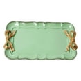 thumbnail image 1 of Tswift Vintage Resin Dessert Cake Stand, 7.7 in X 4.5 in Small Platter for Tea Party Wedding Display, Non-Slip Base for Jewelry Keys Catch-All, Easy-Wipe Serving Tray, 1X Plate, 1 of 3