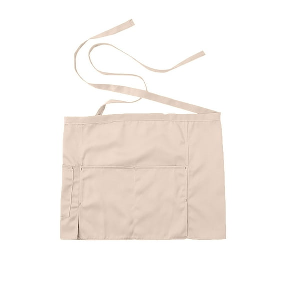 Tswift Waist Apron for Waiters And Servers, Short Linen Apron with Pocket for Restaurant, Cafe, Hotel, Kitchen, Bar, And Commercial Use, Unisex Adult Apron for Work, 1X Apron