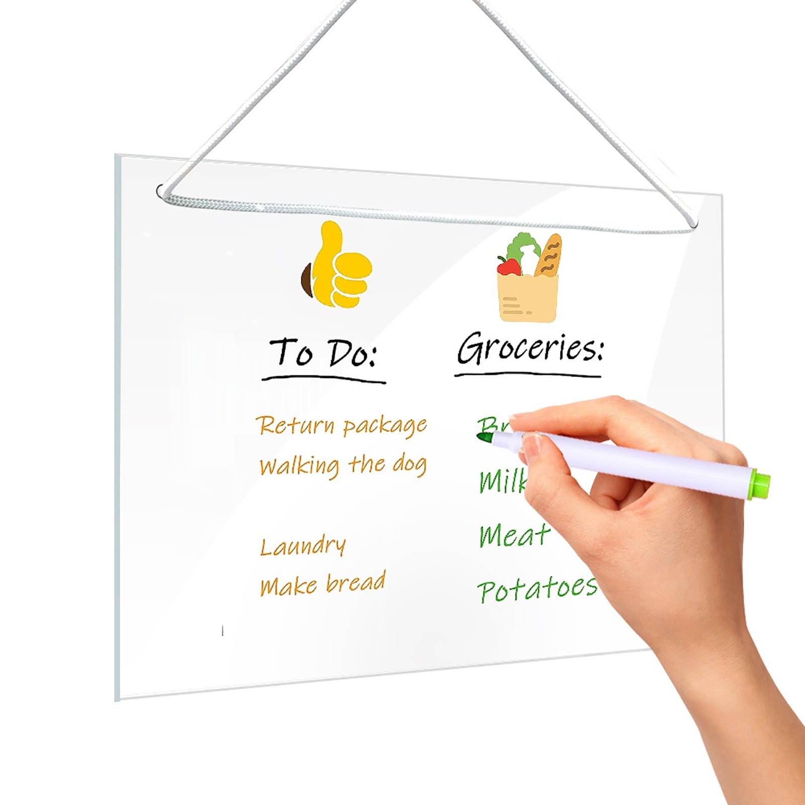 Tswift White Board Weekly Calendar Dry Erase Planner for Wall Big Sale