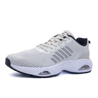 Ttecon Men's Non Slip Comfortable Running Shoes Gym Cross Training Sneakers Beige US 10