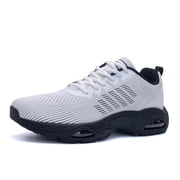 Ttecon Mens Non Slip Comfortable Running Shoes Gym Cross Training Sneakers Blakwhite US 8