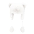 thumbnail image 1 of Ttongbb Hats Thickened Cute Fuzzy Bear Ears Warm Pullover Decorative Bead Tassel Ear Flap Hat Cold Weather Outwear Headwear, 1 of 2