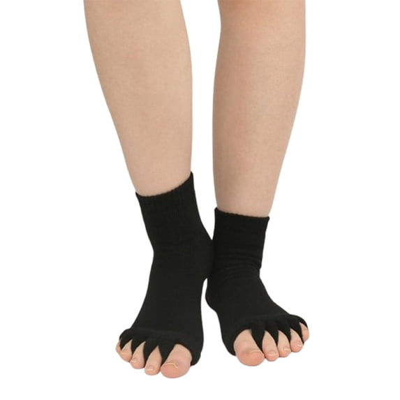 Ttongbb Socks Bunion Correction Breathable Five Toe Seamless Design Athletic Lightweight Socks Summer Sports Daily Footwear