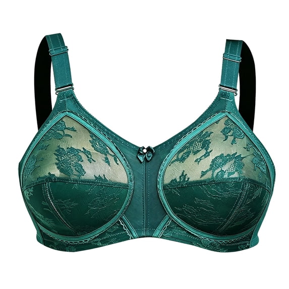 Ttongbb Women Push Up Bras Shaping Cup Lace Front Gathered Underwire ...