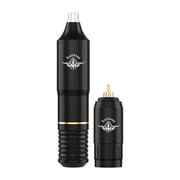 Tttoo Starter Supplies Kit, Mixed Tttoo Cartridges and Complete Tttoo Supplies, Cordless Tttoo Pen with Adjustable Voltage, LED Digital Display, 9-Color Set