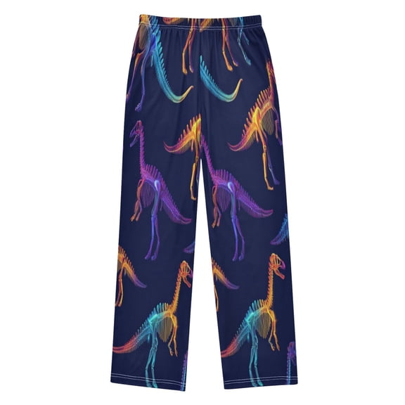 Ttyddzy Dinosaur Printed Boy's Pajama Pants, Cotton-like Modal for Spring/Autumn