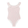 thumbnail image 1 of Ttyddzy Girls' One-Piece Bathing Suit, Design Of The Polka Dots Printed Beach Swimwear 3-6Year, 1 of 8