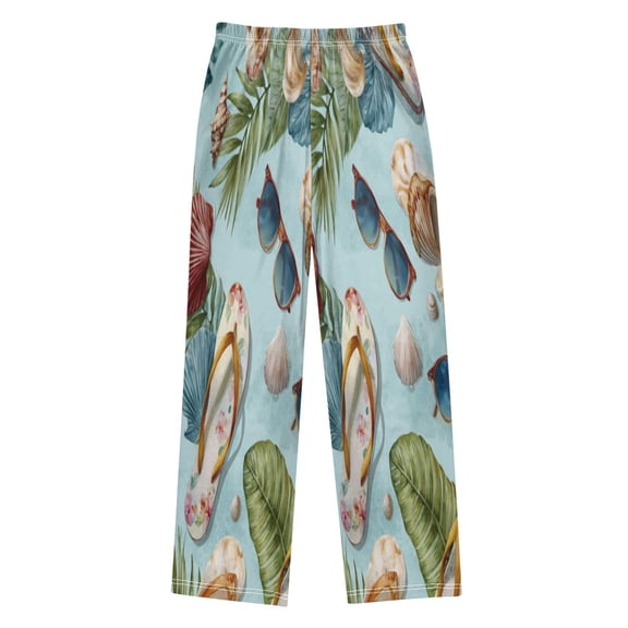 Ttyddzy Sun Glasses Embellishment Printed Boy's Pajama Pants, Cotton-like Modal for Spring/Autumn