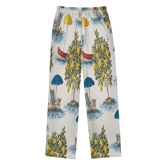 Ttyddzy Sunshade Printed Boy's Pajama Pants, Cotton-like Modal for Spring/Autumn