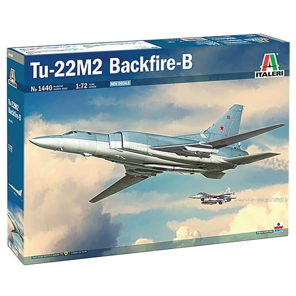 Tu-22M2 Backfire B 1/72 Kit Italeri (1440s) 1:72 Scale