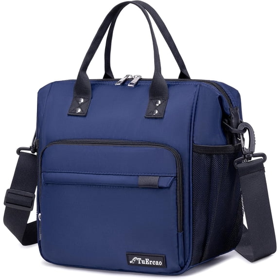 TuErCao Bule Lunch Box for Women Insulated Lunch Bag for Female Adult for Work, Lunch Cooler for Women