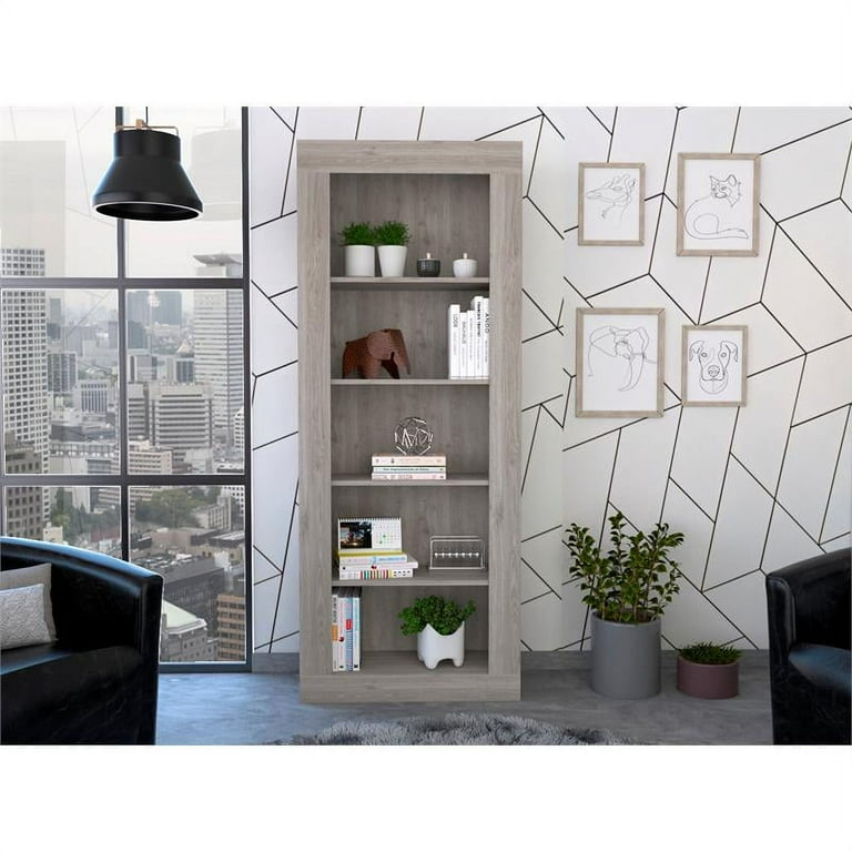 Gray 2024 bookcase walmart