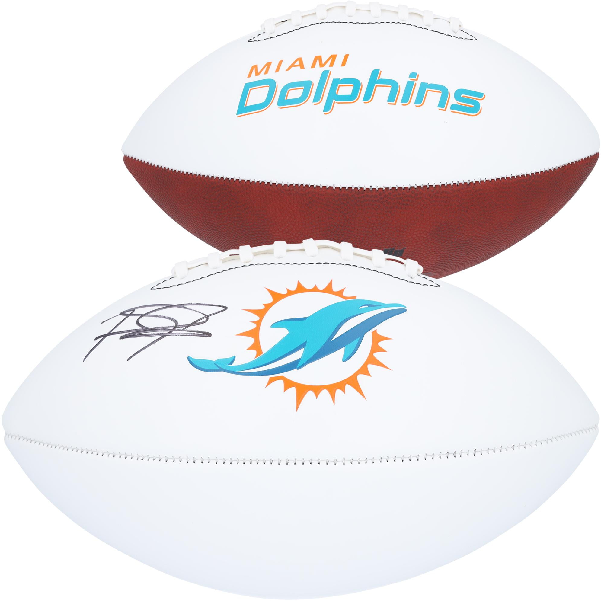 Tua Tagovailoa Miami Dolphins Autographed Franklin White Panel Football - Fanatics Authentic Certified