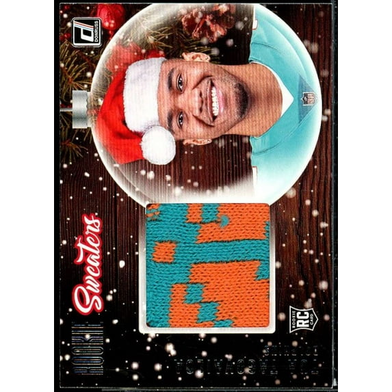 Tua Tagovailoa Rookie Card 2020 Donruss Rookie Holiday Sweater #2