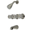 thumbnail image 1 of Tub And Shower Faucet - Satin Nickel Finish, 1 of 1