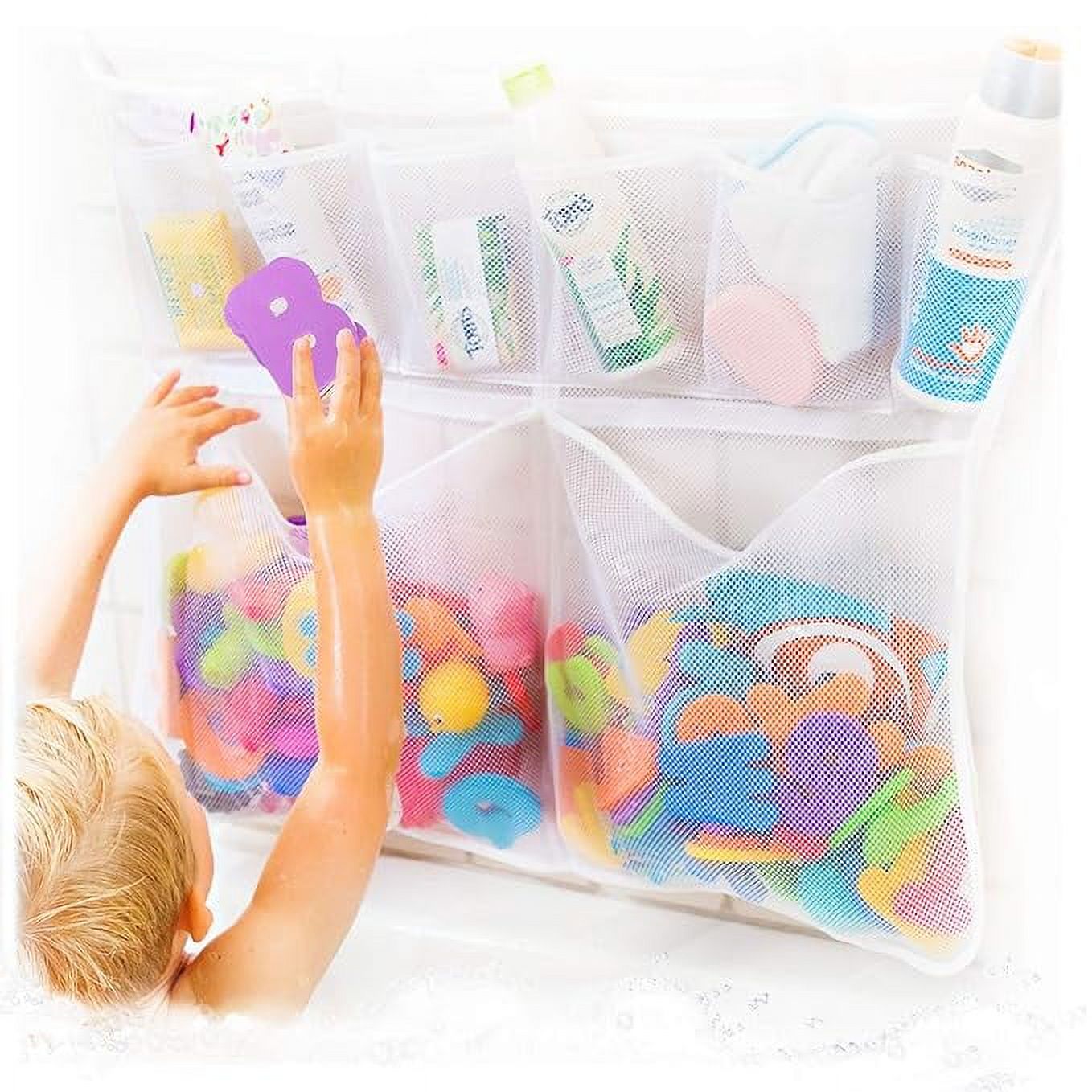 Tub Cubby "Really Big Bath Toy Storage, Bathroom Hanging Bathtub Toy ...