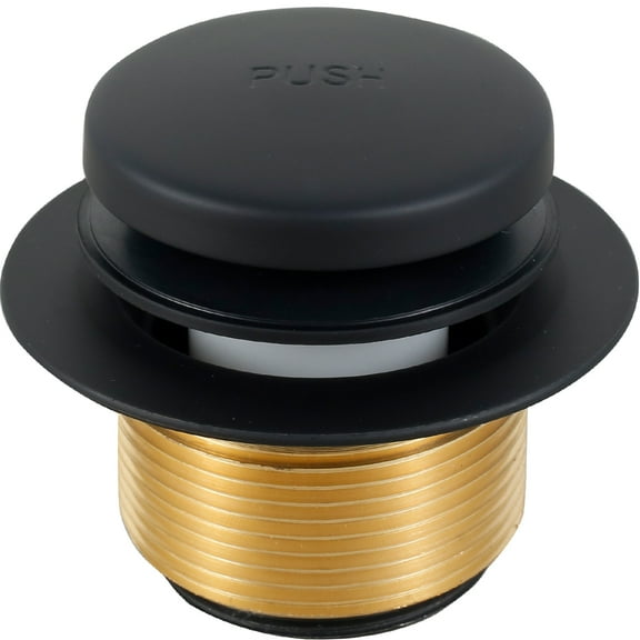 Tub Drain Overflow Kit Stainless Steel Matte Black Bathtub Drain Set with 2-Hole Overflow Faceplate Enduring Tub Trim Replacement Set for 1-3/8inch and 1-1/2inch Bathtub Drain Waste