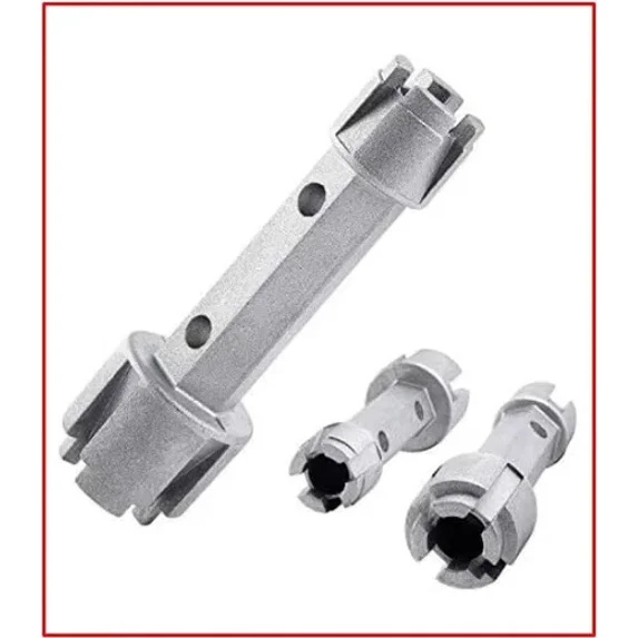 Tub Drain Remover Wrench-Die-Cast Aluminum Tub Drain Tool Wrench For