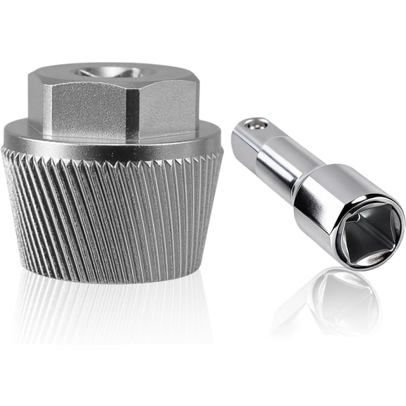 Tub Drain Tool Tub Drain Extractor Broken Pipe Removal Tool Stubborn Rusted Drain Remover with Extension Rod Chrome Anti-Rust Finish Bathtub Repair Tools