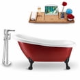thumbnail image 1 of Tub, Faucet and Tray Set Streamline 61" Clawfoot NH482BL-120, 1 of 4